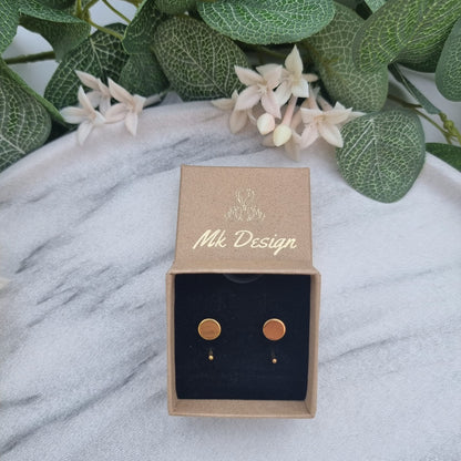 Disc Huggie Earring